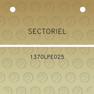 sectoriel-1370lpe025