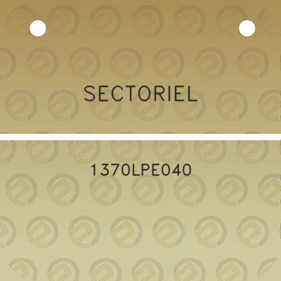 sectoriel-1370lpe040