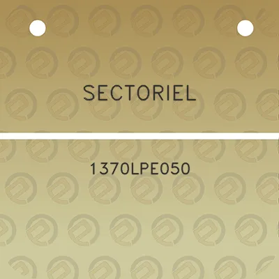 sectoriel-1370lpe050