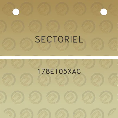 sectoriel-178e105xac