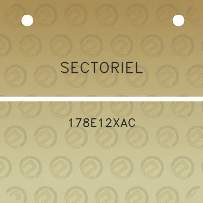 sectoriel-178e12xac