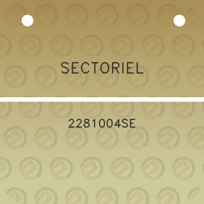 sectoriel-2281004se