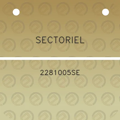 sectoriel-2281005se