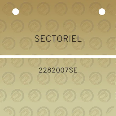 sectoriel-2282007se