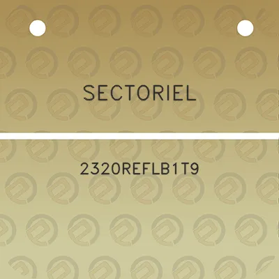 sectoriel-2320reflb1t9