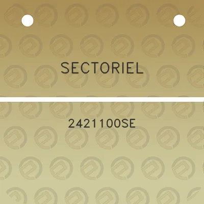 sectoriel-2421100se