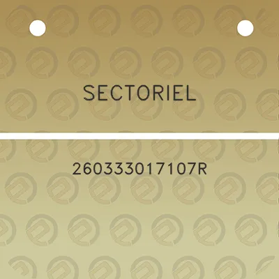 sectoriel-260333017107r