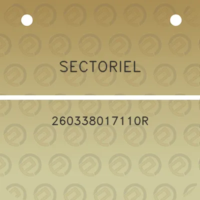 sectoriel-260338017110r