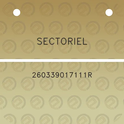 sectoriel-260339017111r