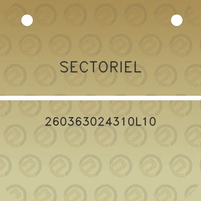 sectoriel-260363024310l10