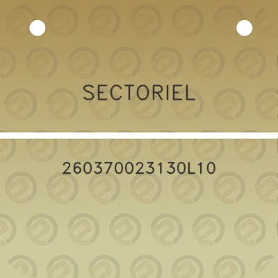 sectoriel-260370023130l10