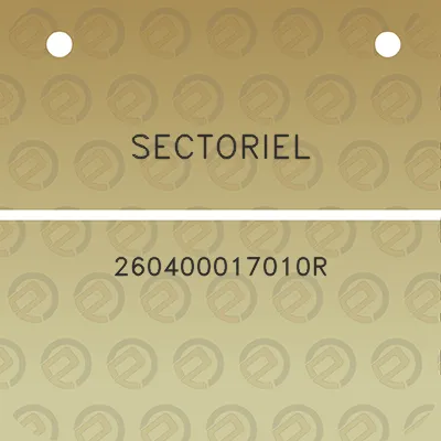 sectoriel-260400017010r