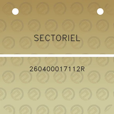 sectoriel-260400017112r