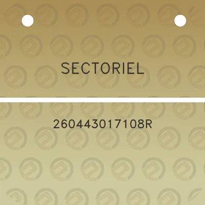 sectoriel-260443017108r