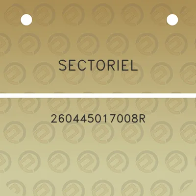 sectoriel-260445017008r