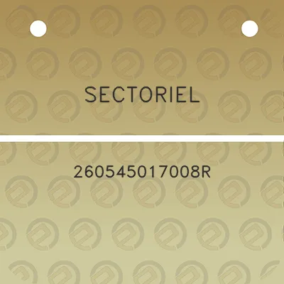 sectoriel-260545017008r