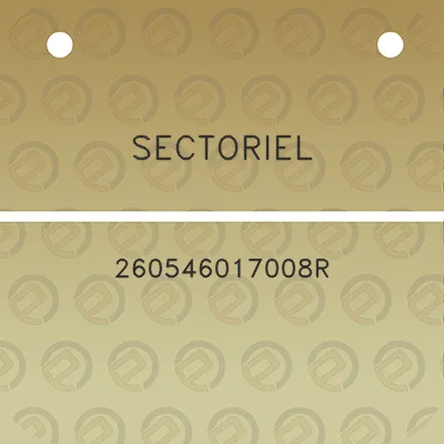 sectoriel-260546017008r