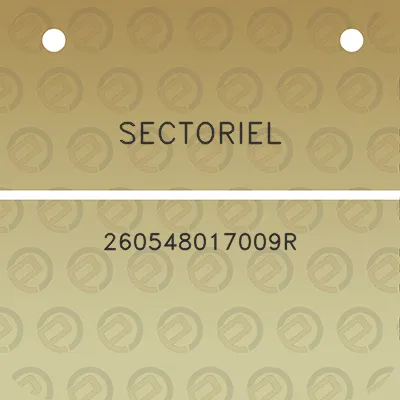 sectoriel-260548017009r