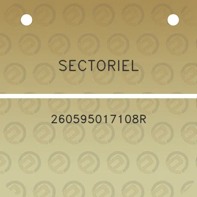 sectoriel-260595017108r