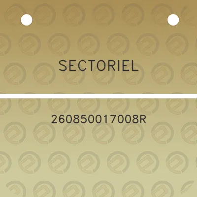 sectoriel-260850017008r