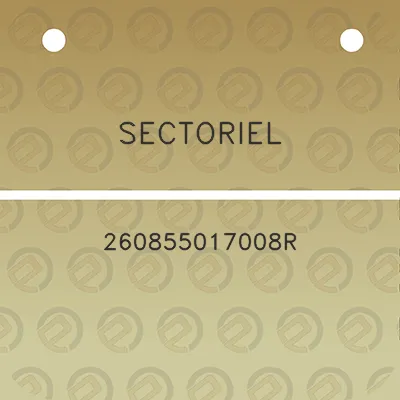 sectoriel-260855017008r