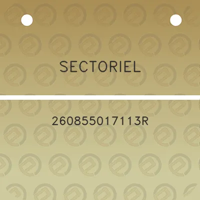 sectoriel-260855017113r