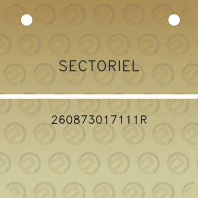 sectoriel-260873017111r