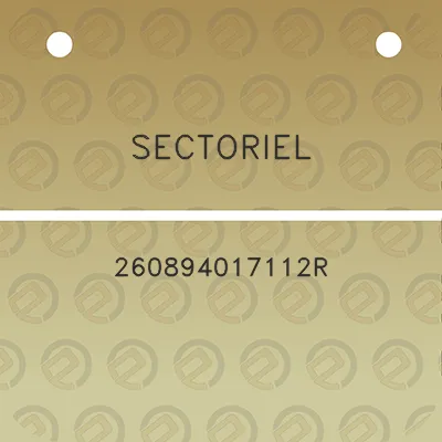 sectoriel-260894017112r