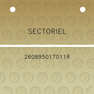 sectoriel-260895017011r