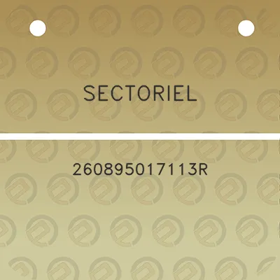 sectoriel-260895017113r