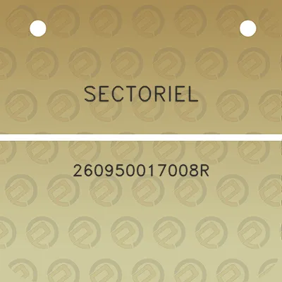 sectoriel-260950017008r