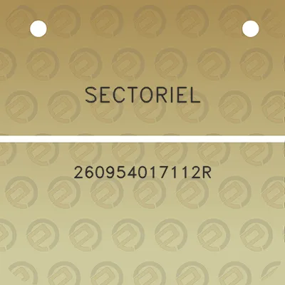 sectoriel-260954017112r