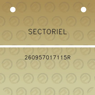 sectoriel-260957017115r