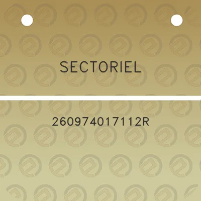 sectoriel-260974017112r