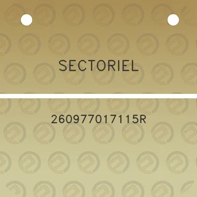 sectoriel-260977017115r