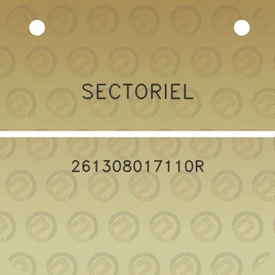 sectoriel-261308017110r