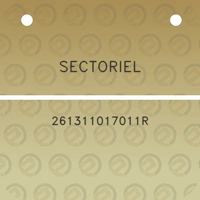 sectoriel-261311017011r