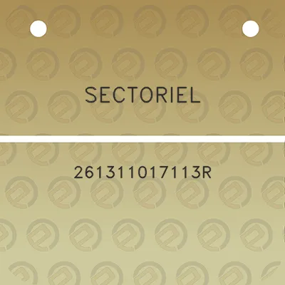 sectoriel-261311017113r