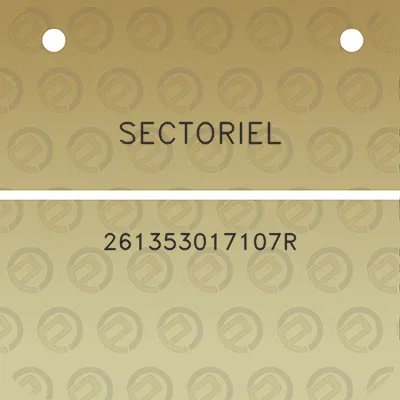 sectoriel-261353017107r