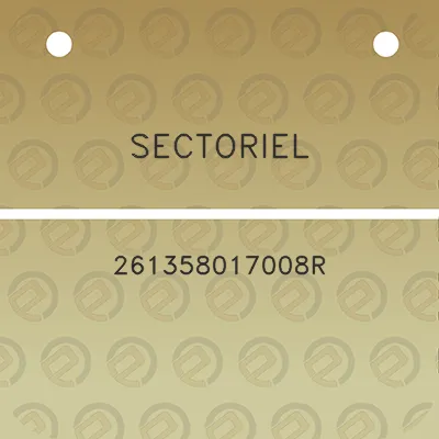 sectoriel-261358017008r