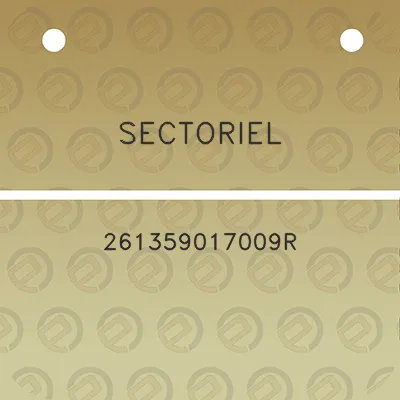 sectoriel-261359017009r