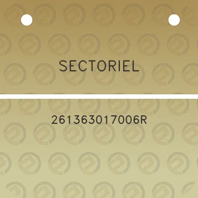 sectoriel-261363017006r