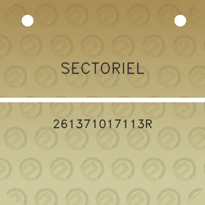 sectoriel-261371017113r