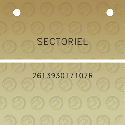 sectoriel-261393017107r