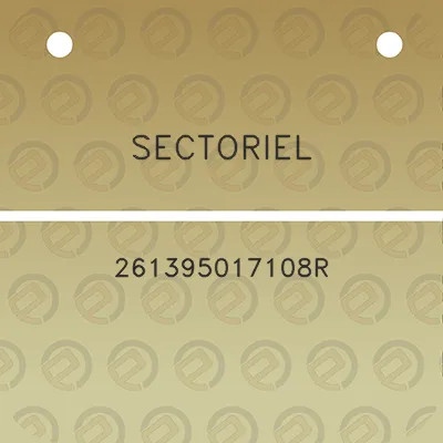 sectoriel-261395017108r