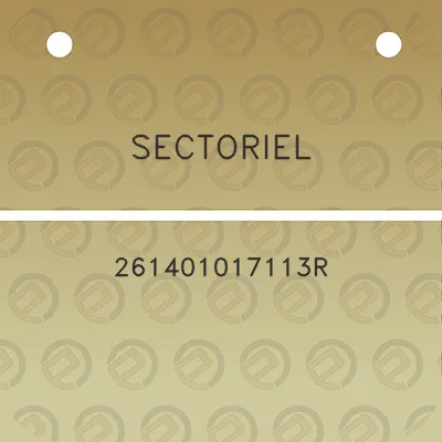 sectoriel-261401017113r