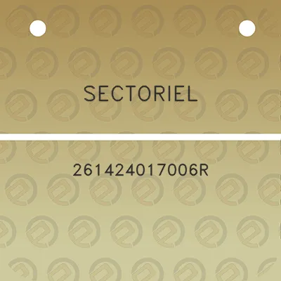 sectoriel-261424017006r