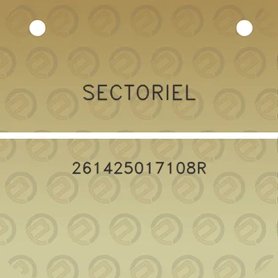 sectoriel-261425017108r