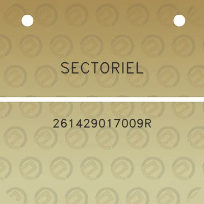 sectoriel-261429017009r