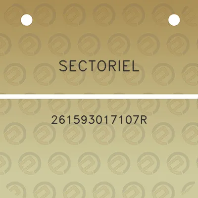 sectoriel-261593017107r